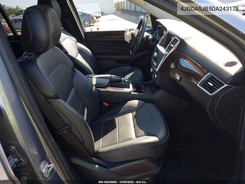 2013 MERCEDES M-KLASSE VIN 4JGDA5JB5DA243178 — фото 5