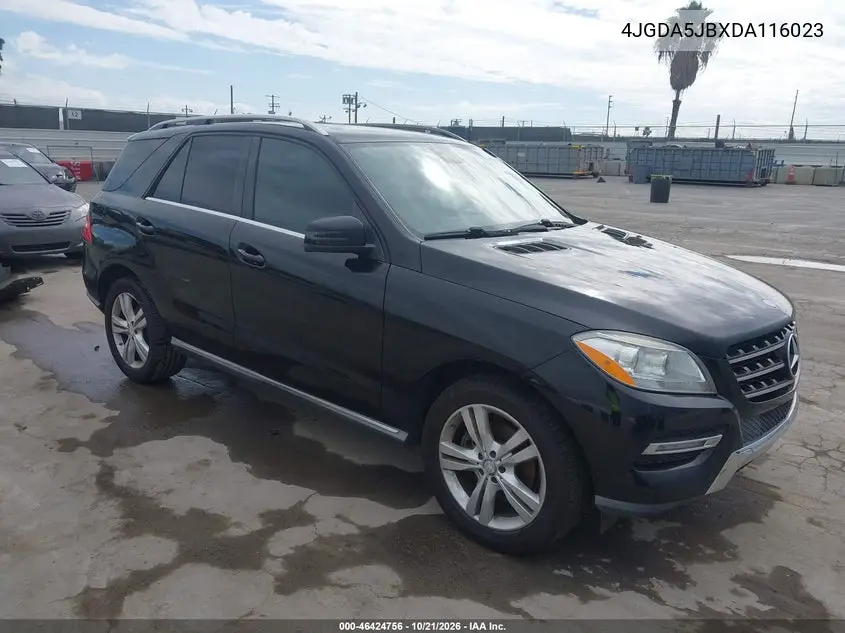 MERCEDES M-KLASSE 2013, VIN 4JGDA5JBXDA116023