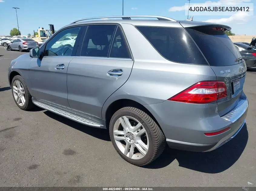 2014 MERCEDES M-KLASSE VIN 4JGDA5JB5EA339412 — фото 3