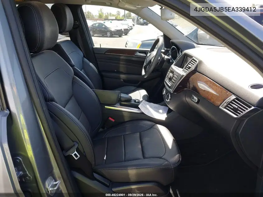 2014 MERCEDES M-KLASSE VIN 4JGDA5JB5EA339412 — фото 5