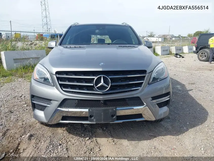 2015 MERCEDES M-KLASSE VIN 4JGDA2EBXFA556514 — фото 12