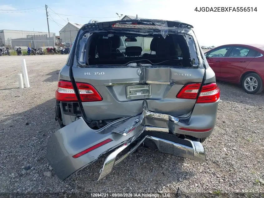 2015 MERCEDES M-KLASSE VIN 4JGDA2EBXFA556514 — фото 16