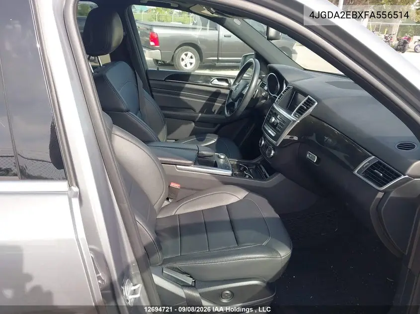 2015 MERCEDES M-KLASSE VIN 4JGDA2EBXFA556514 — фото 5
