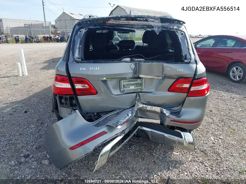 2015 MERCEDES M-KLASSE VIN 4JGDA2EBXFA556514 — фото 6