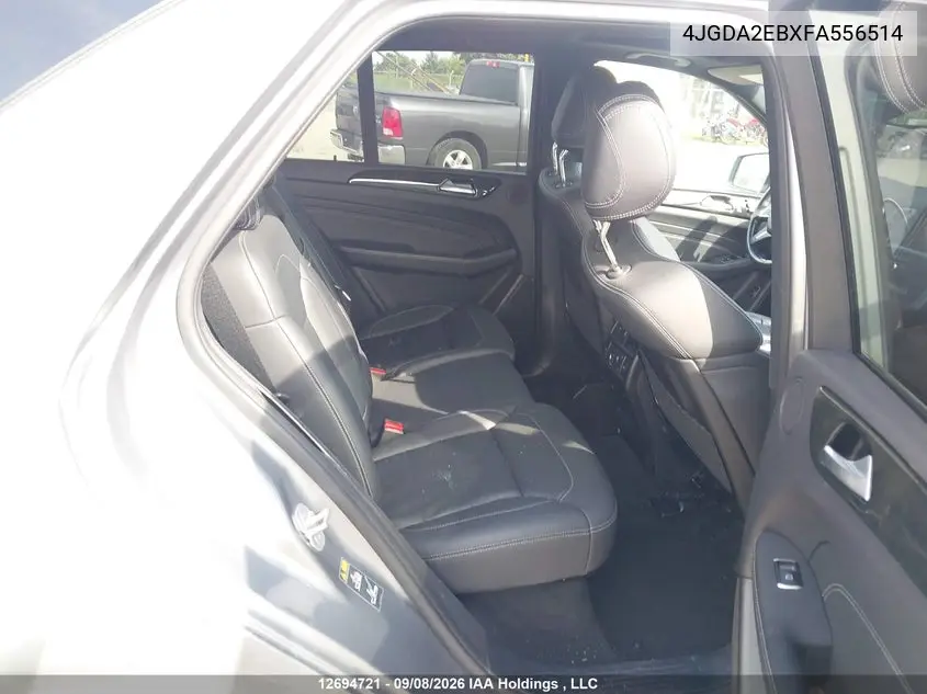 2015 MERCEDES M-KLASSE VIN 4JGDA2EBXFA556514 — фото 8