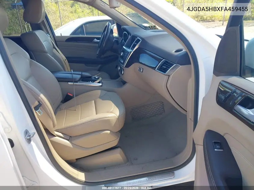 2015 MERCEDES M-KLASSE VIN 4JGDA5HBXFA459455 — фото 5