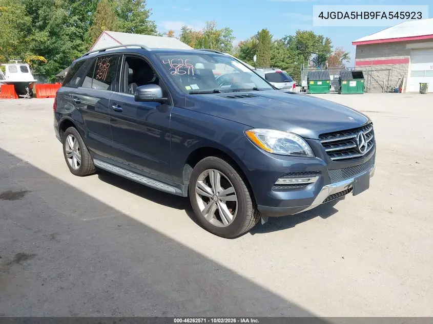 MERCEDES M-KLASSE 2015, VIN 4JGDA5HB9FA545923