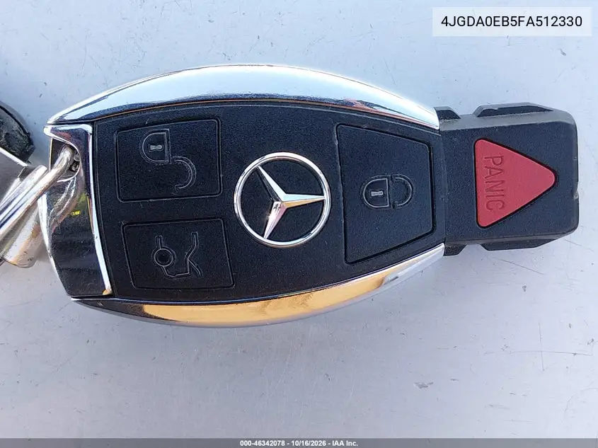 2015 MERCEDES M-KLASSE VIN 4JGDA0EB5FA512330 — фото 11