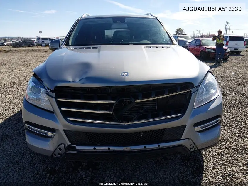 2015 MERCEDES M-KLASSE VIN 4JGDA0EB5FA512330 — фото 12