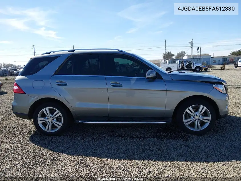2015 MERCEDES M-KLASSE VIN 4JGDA0EB5FA512330 — фото 13
