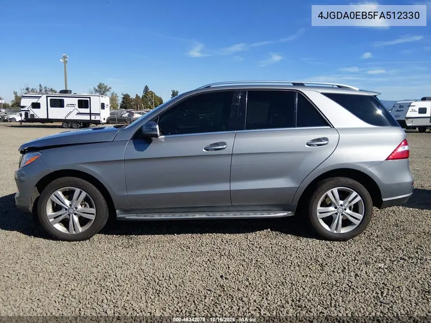2015 MERCEDES M-KLASSE VIN 4JGDA0EB5FA512330 — фото 14