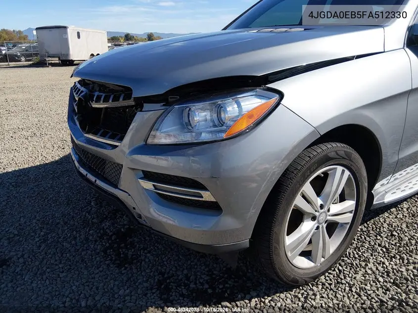 2015 MERCEDES M-KLASSE VIN 4JGDA0EB5FA512330 — фото 17