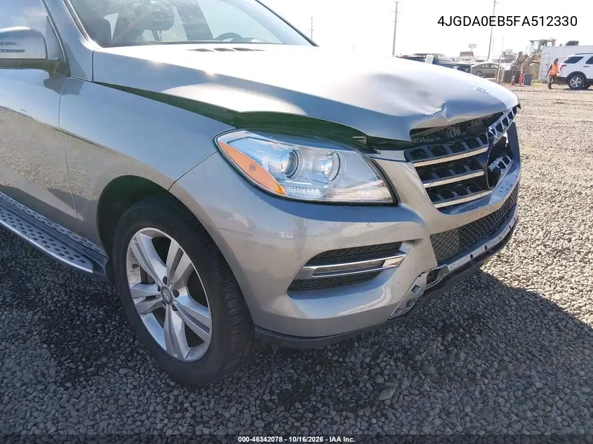 2015 MERCEDES M-KLASSE VIN 4JGDA0EB5FA512330 — фото 18