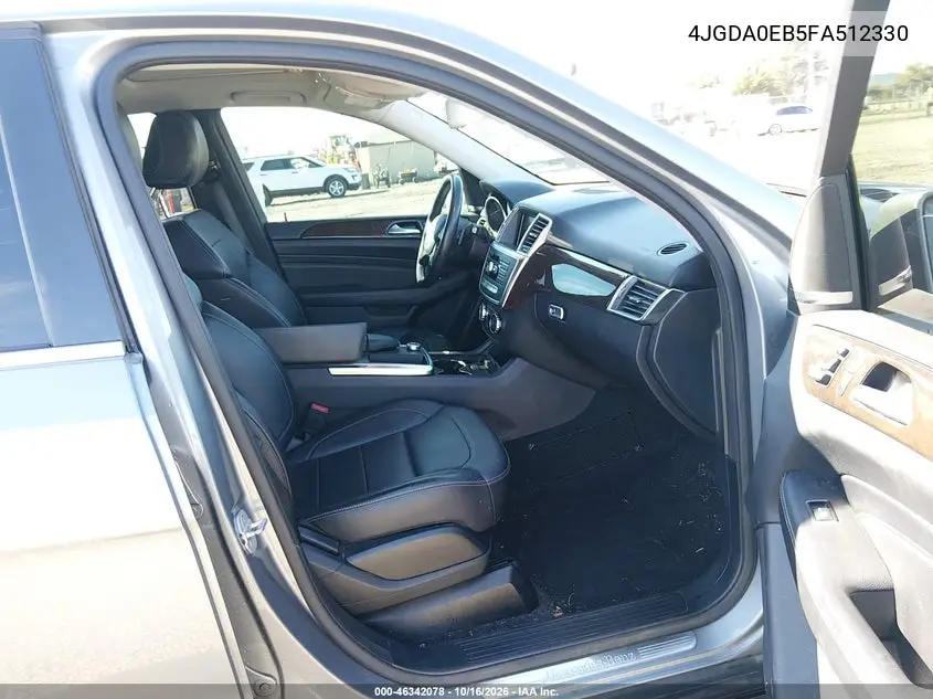 2015 MERCEDES M-KLASSE VIN 4JGDA0EB5FA512330 — фото 5