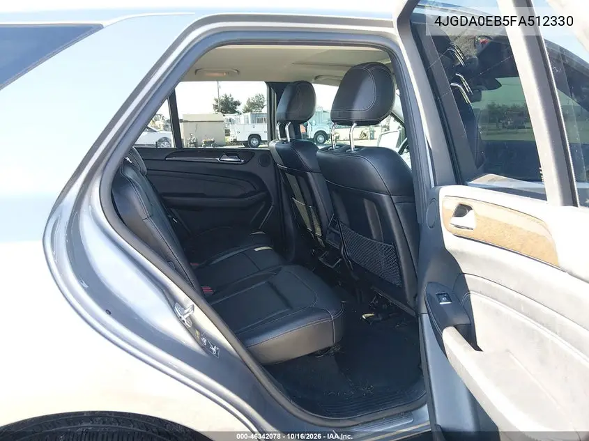 2015 MERCEDES M-KLASSE VIN 4JGDA0EB5FA512330 — фото 8