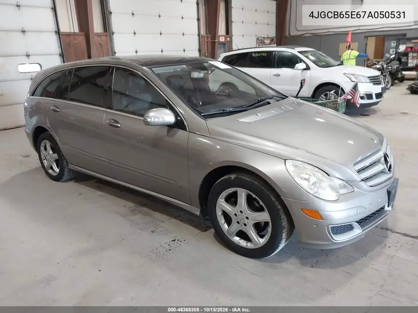 MERCEDES R-KLASSE 2007, VIN 4JGCB65E67A050531