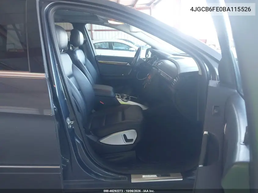 2011 MERCEDES R-KLASSE VIN 4JGCB6FE0BA115526 — фото 5