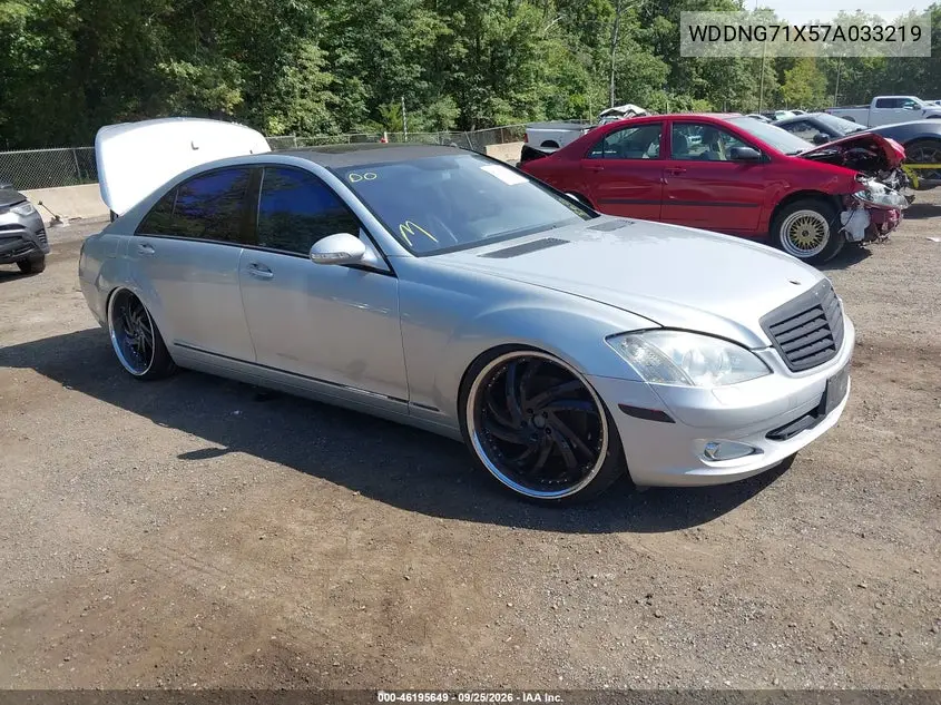 MERCEDES S-KLASSE 2007, VIN WDDNG71X57A033219