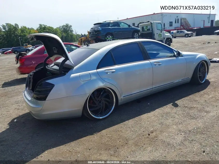2007 MERCEDES S-KLASSE VIN WDDNG71X57A033219 — фото 4