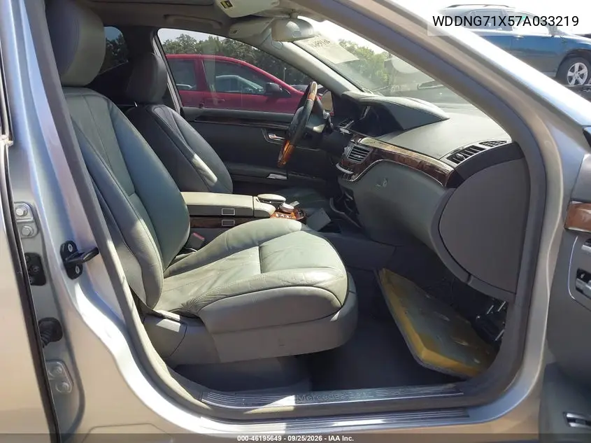 2007 MERCEDES S-KLASSE VIN WDDNG71X57A033219 — фото 5