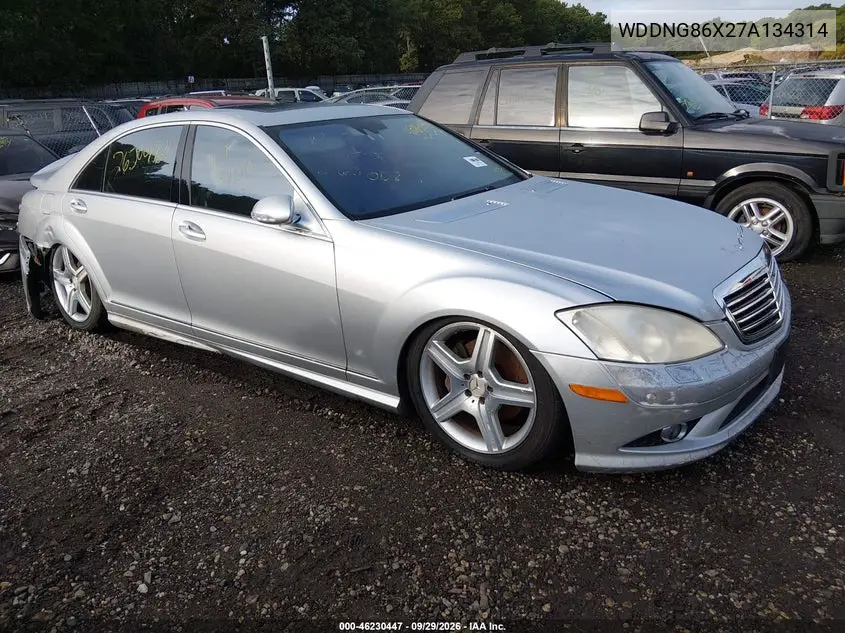 MERCEDES S-KLASSE 2007, VIN WDDNG86X27A134314