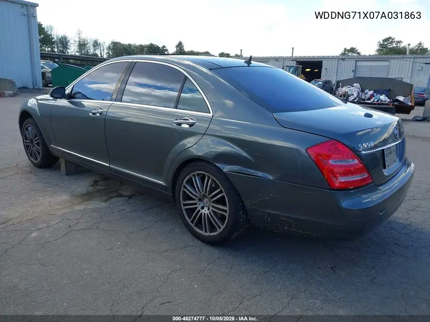 2007 MERCEDES S-KLASSE VIN WDDNG71X07A031863 — фото 3