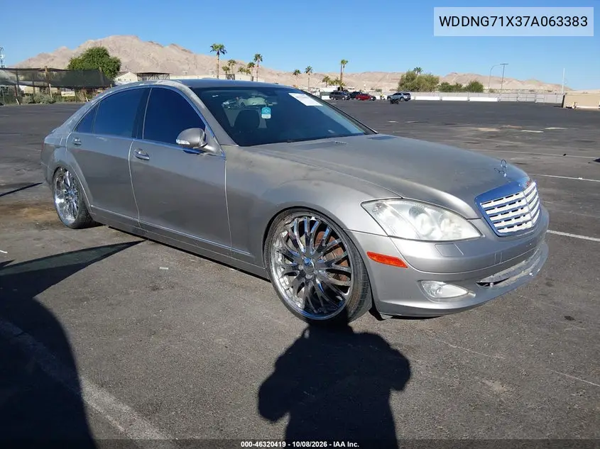MERCEDES S-KLASSE 2007, VIN WDDNG71X37A063383