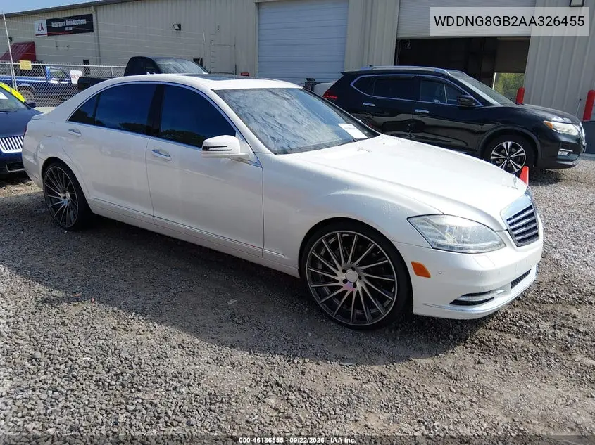 MERCEDES S-KLASSE 2010, VIN WDDNG8GB2AA326455