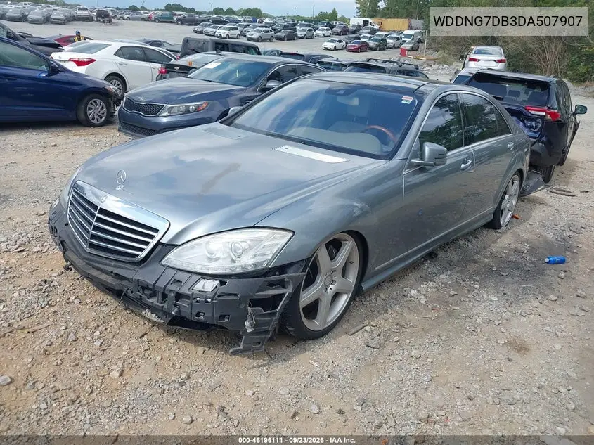2013 MERCEDES S-KLASSE VIN WDDNG7DB3DA507907 — фото 2