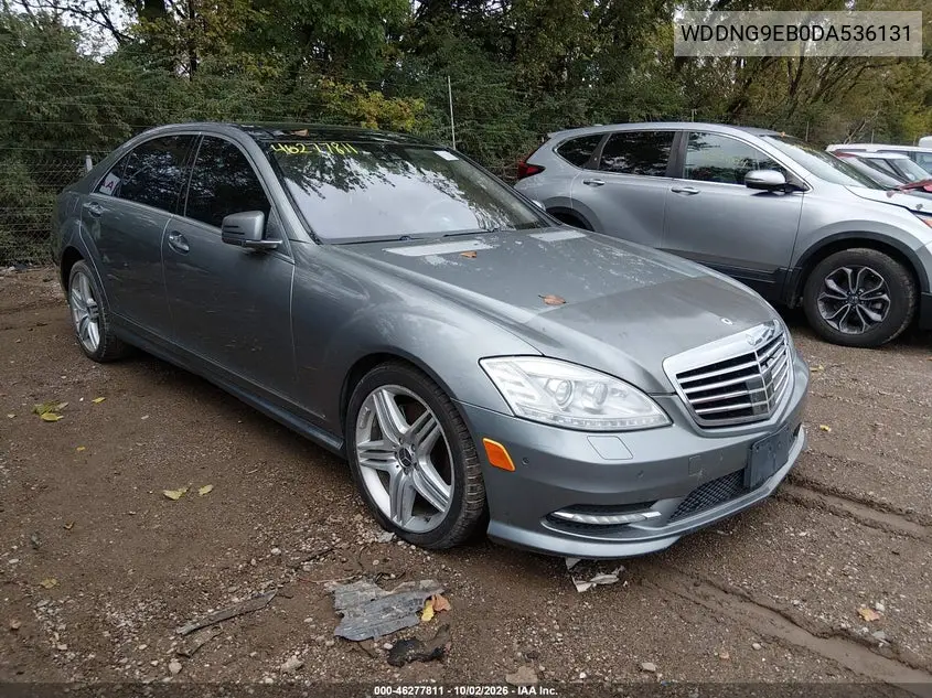 MERCEDES S-KLASSE 2013, VIN WDDNG9EB0DA536131