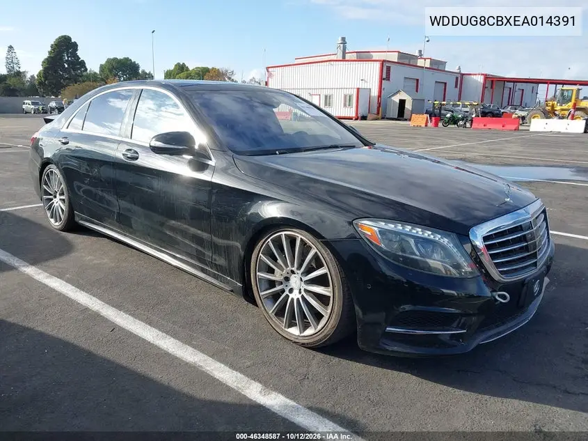 MERCEDES S-KLASSE 2014, VIN WDDUG8CBXEA014391