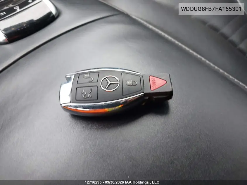 2015 MERCEDES S-KLASSE VIN WDDUG8FB7FA165301 — фото 11