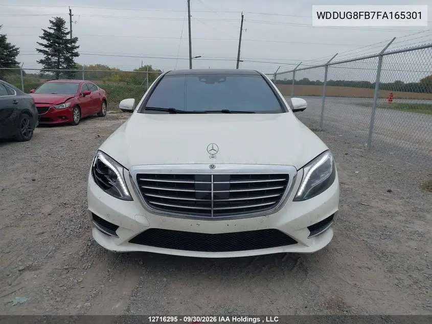 2015 MERCEDES S-KLASSE VIN WDDUG8FB7FA165301 — фото 12