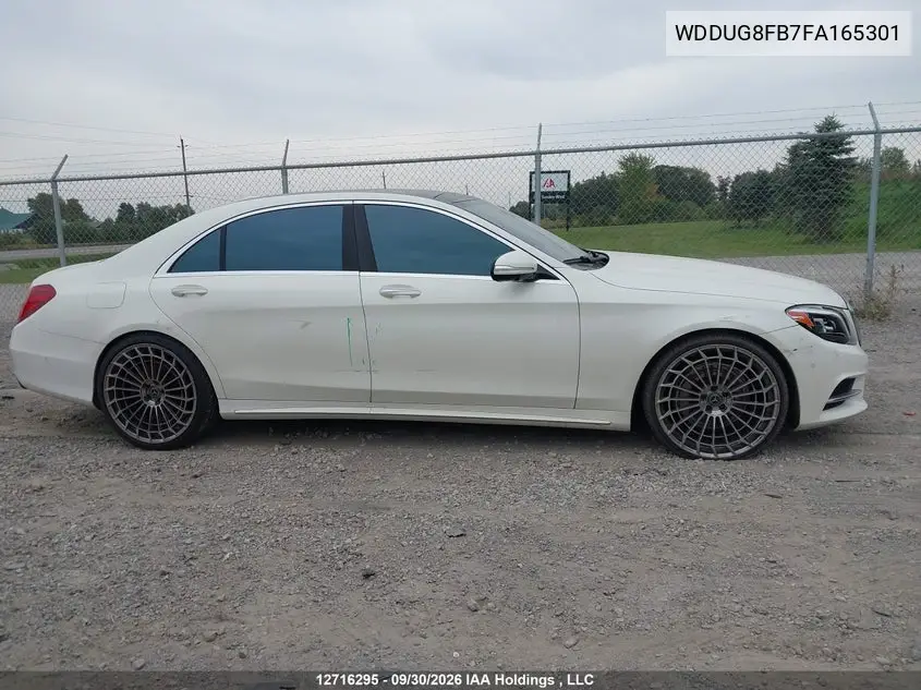 2015 MERCEDES S-KLASSE VIN WDDUG8FB7FA165301 — фото 13