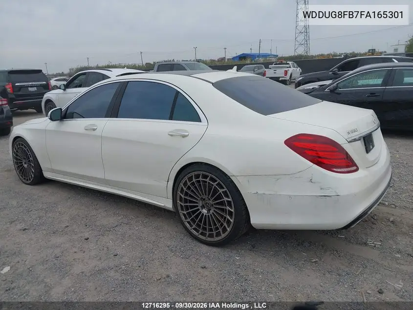 2015 MERCEDES S-KLASSE VIN WDDUG8FB7FA165301 — фото 14