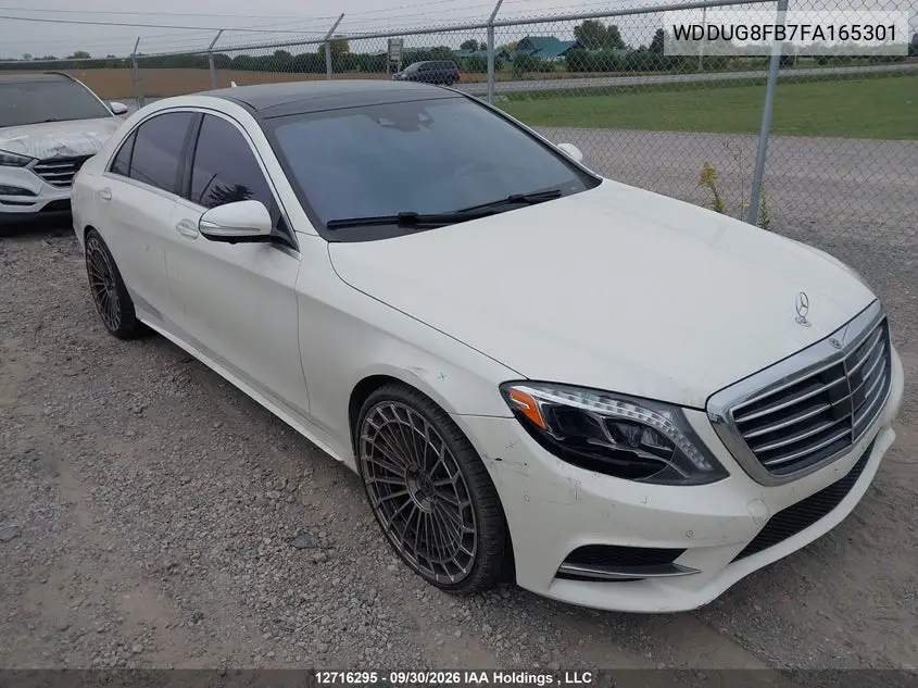 2015 MERCEDES S-KLASSE VIN WDDUG8FB7FA165301 — фото 6