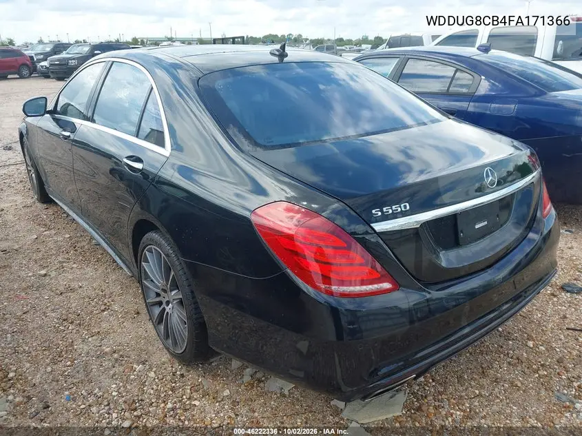 2015 MERCEDES S-KLASSE VIN WDDUG8CB4FA171366 — фото 3