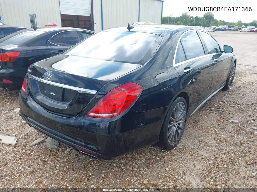 2015 MERCEDES S-KLASSE VIN WDDUG8CB4FA171366 — фото 4