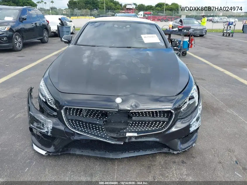 2017 MERCEDES S-KLASSE VIN WDDXK8CB7HA024974 — фото 12
