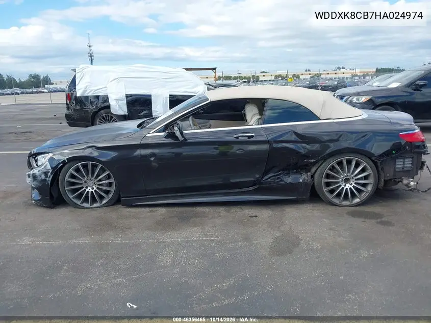 2017 MERCEDES S-KLASSE VIN WDDXK8CB7HA024974 — фото 14