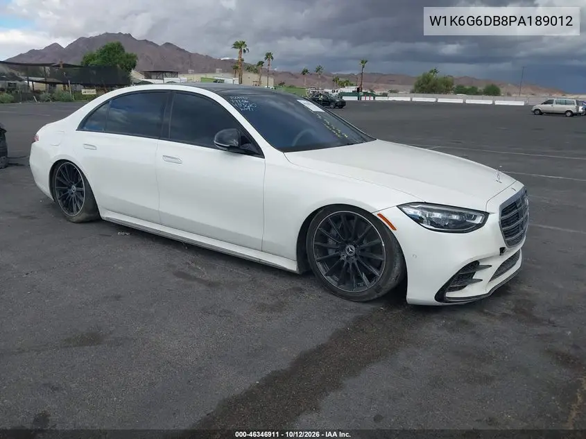 MERCEDES S-KLASSE 2023, VIN W1K6G6DB8PA189012
