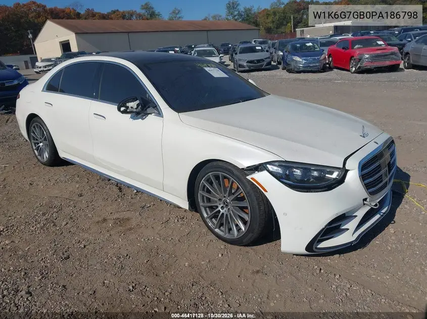 MERCEDES S-KLASSE 2023, VIN W1K6G7GB0PA186798