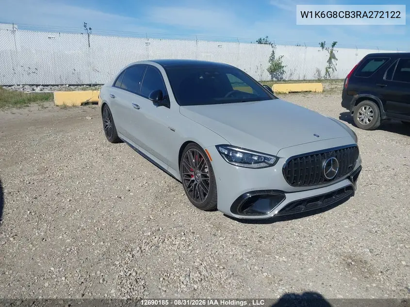MERCEDES S-KLASSE 2024, VIN W1K6G8CB3RA272122