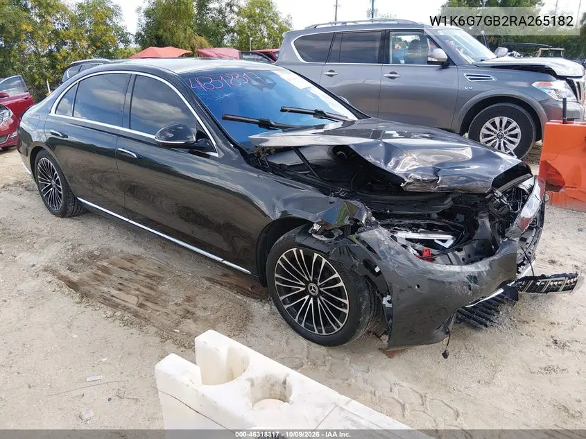 MERCEDES S-KLASSE 2024, VIN W1K6G7GB2RA265182