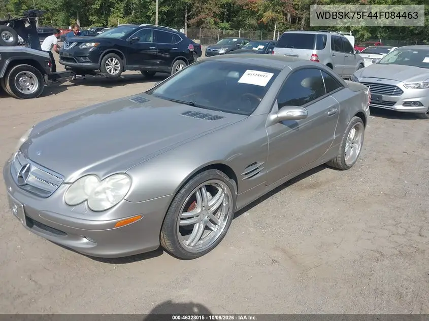 2004 MERCEDES SL-KLASSE VIN WDBSK75F44F084463 — фото 2