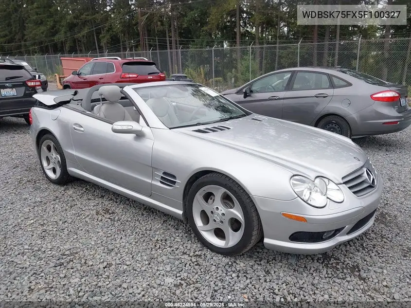 MERCEDES SL-KLASSE 2005, VIN WDBSK75FX5F100327