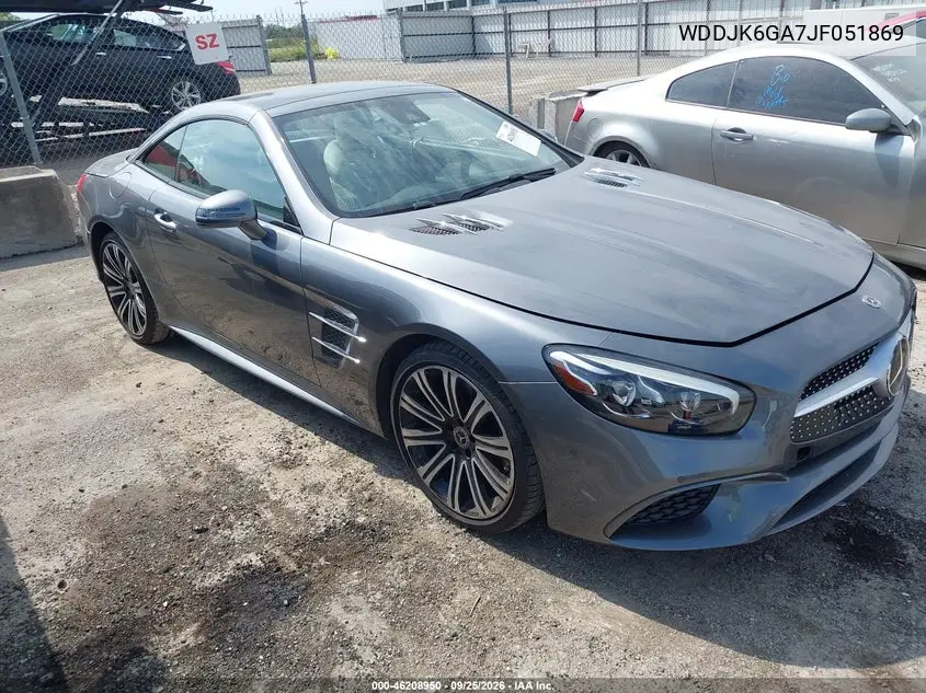 MERCEDES SL-KLASSE 2018, VIN WDDJK6GA7JF051869