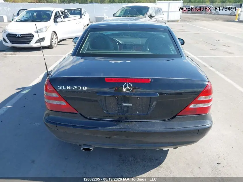 2001 MERCEDES SLK-KLASSE VIN WDBKK49FX1F173491 — фото 15