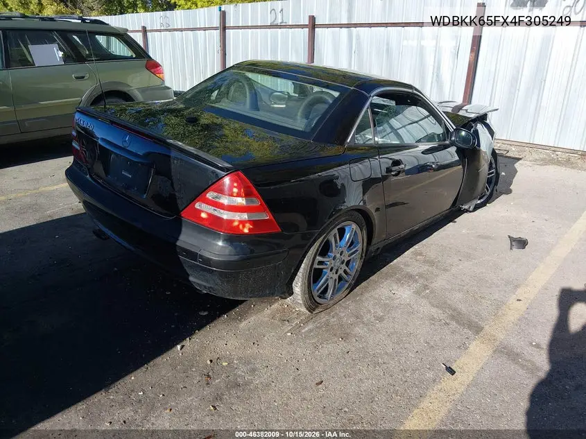 2004 MERCEDES SLK-KLASSE VIN WDBKK65FX4F305249 — фото 4