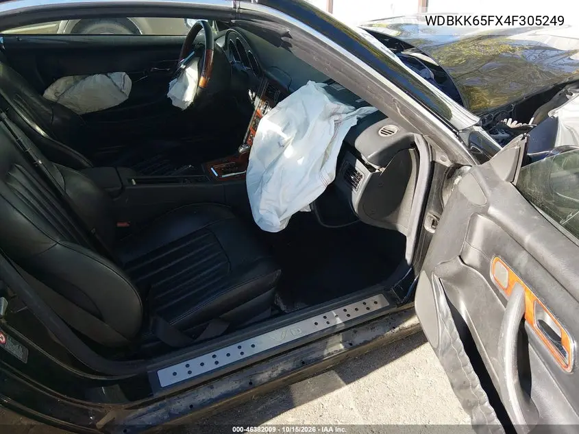 2004 MERCEDES SLK-KLASSE VIN WDBKK65FX4F305249 — фото 5